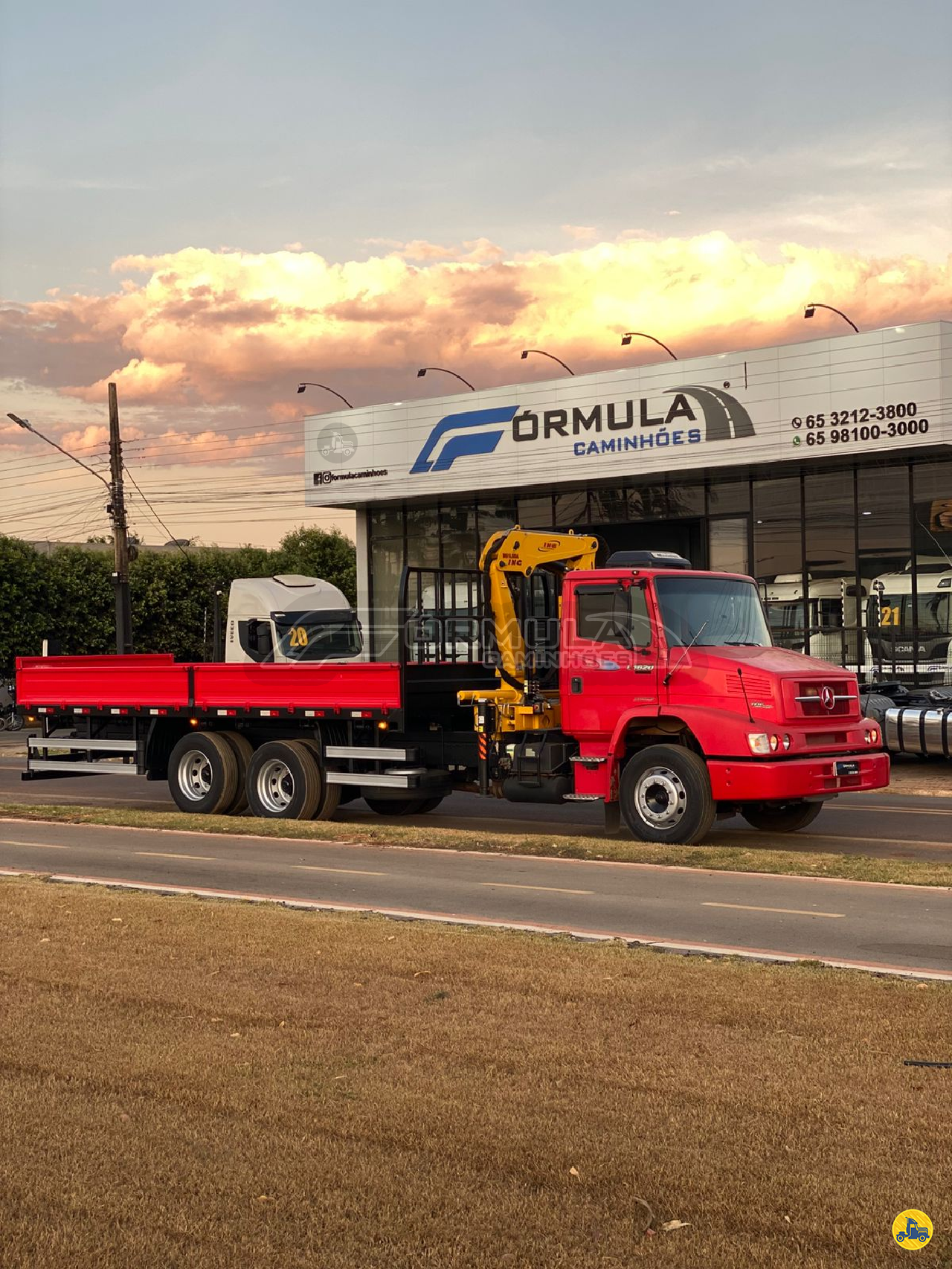 CAMINHAO MERCEDES-BENZ MB 1620 Guincho Munck Truck 6x2 Fórmula Caminhões LUCAS DO RIO VERDE MATO GROSSO MT